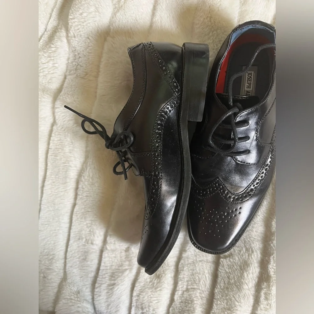 Joseph Allen Boys 3 Black Dress School Uniform Event Party Wedding Shoes Classic